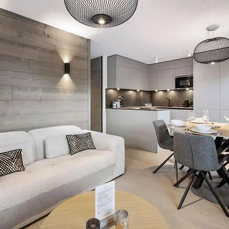 Des Cerisiers - Luxe Et Parking A Le Praz Appartement
