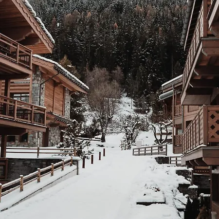 Des Cerisiers - Luxe Et Parking A Le Praz アパート クールシュヴェル